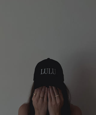 Lulu cap designed in Switzerland, made in EU