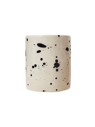 Lulu Tasse gesprenkelt in Beige und Schwarz