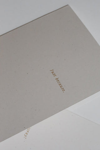 Lulu Stationary Card Just Because